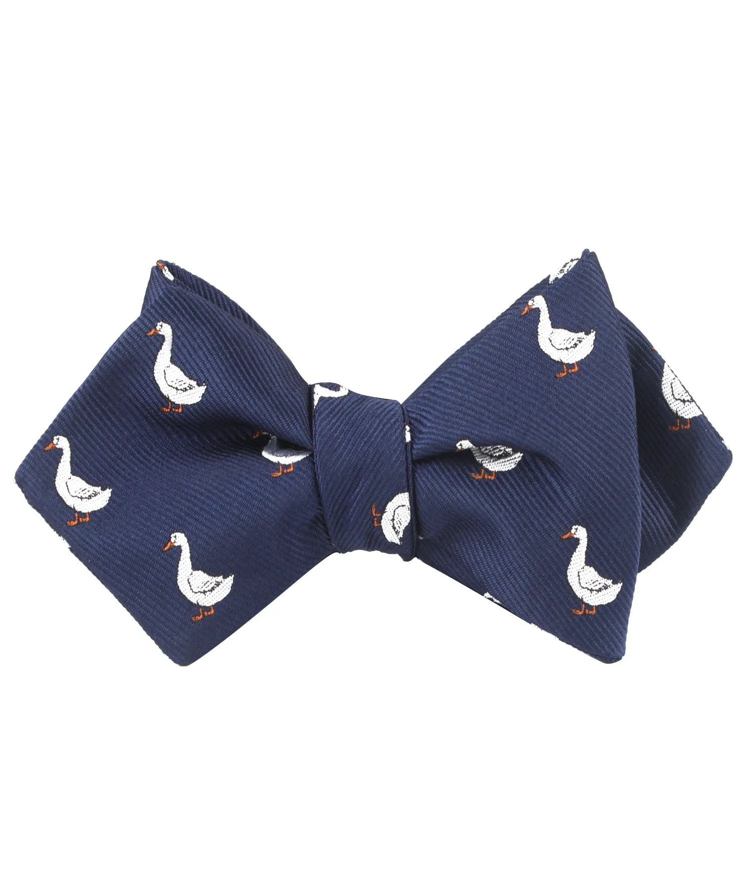 Russian White Goose Diamond Self Bow Tie sold by OTAA product image thumbnail 2