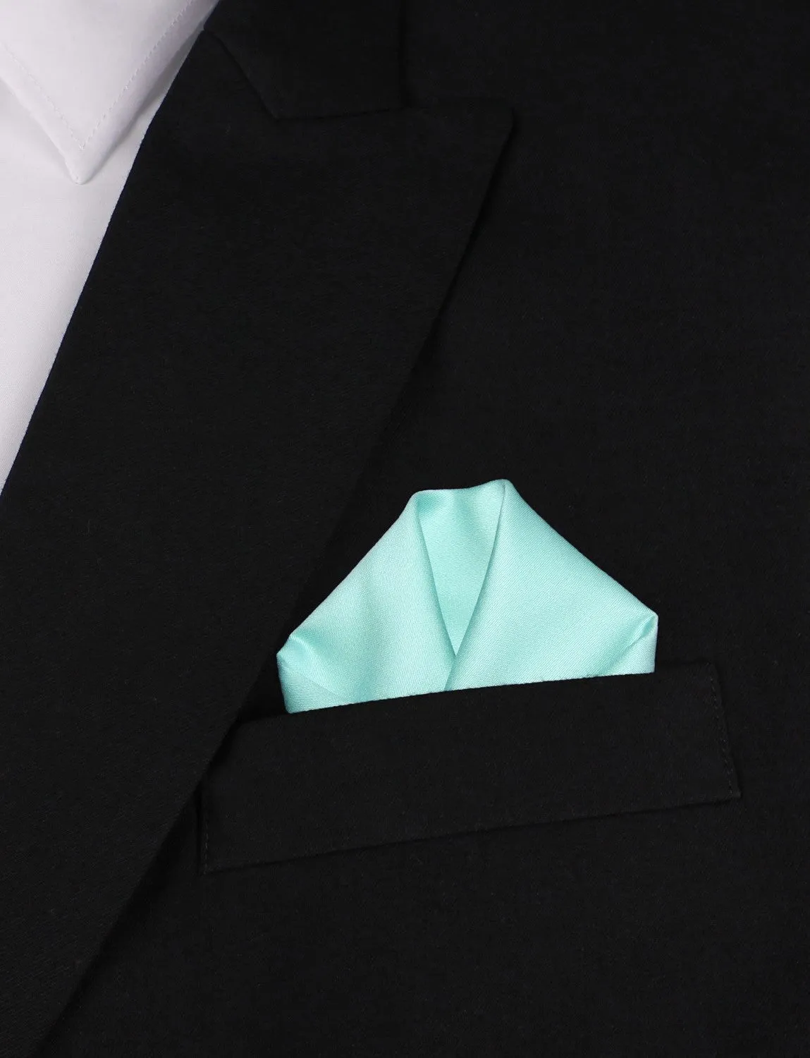 Mint Green Cotton Pocket Square sold by OTAA product image thumbnail 4