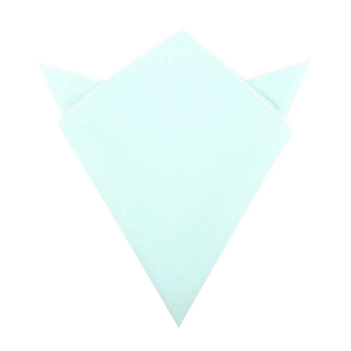 Mint Green Cotton Pocket Square sold by OTAA