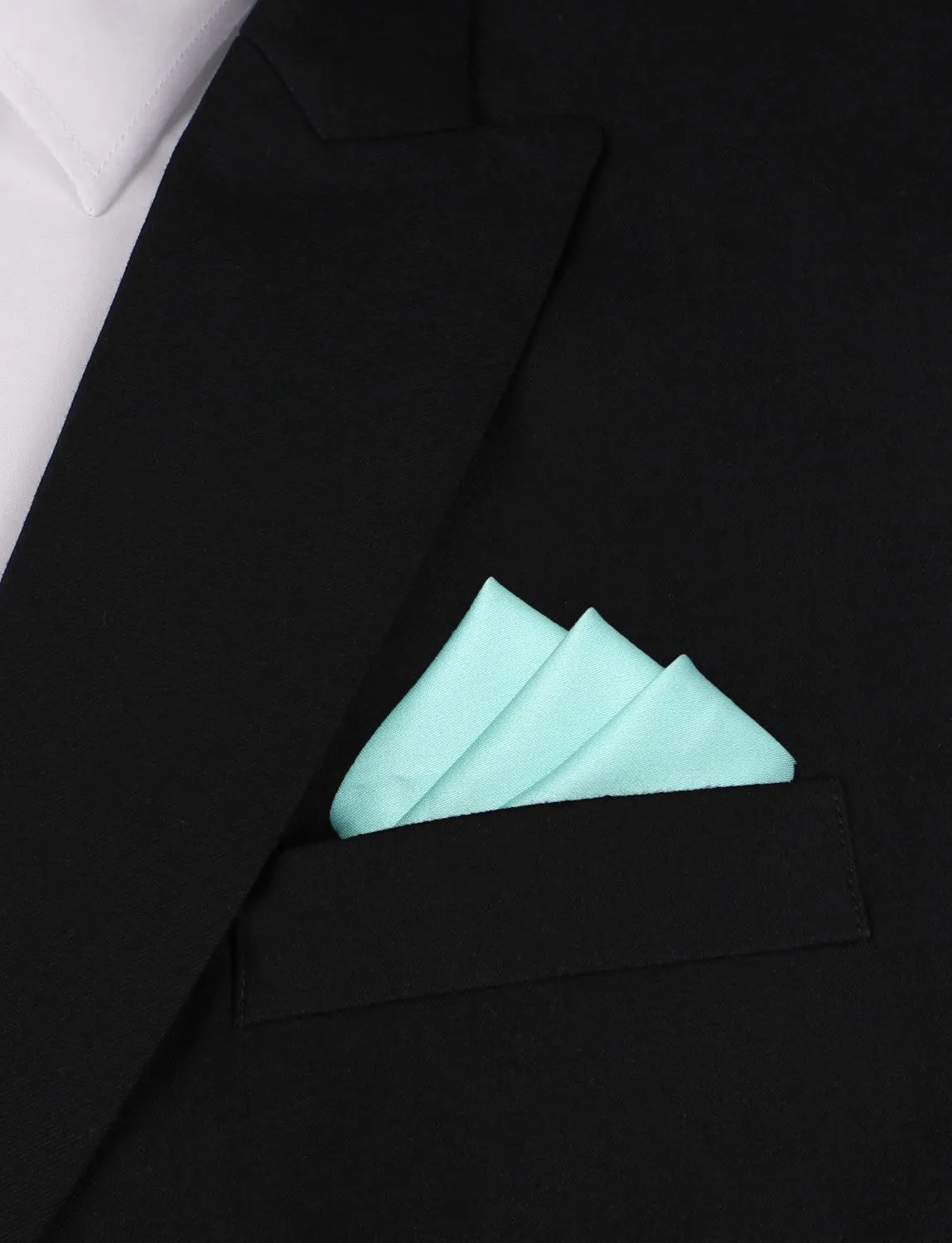 Mint Green Cotton Pocket Square sold by OTAA product image thumbnail 3