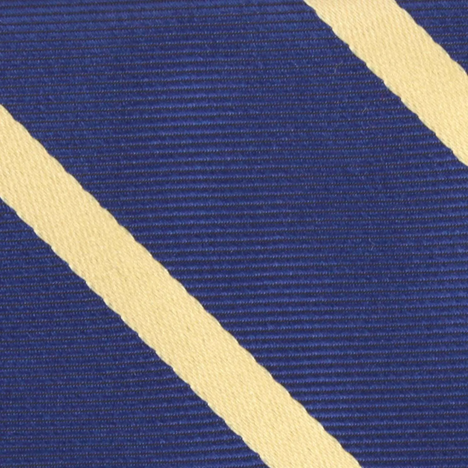 Navy Blue with Yellow Stripes Pocket Square sold by OTAA product image thumbnail 2