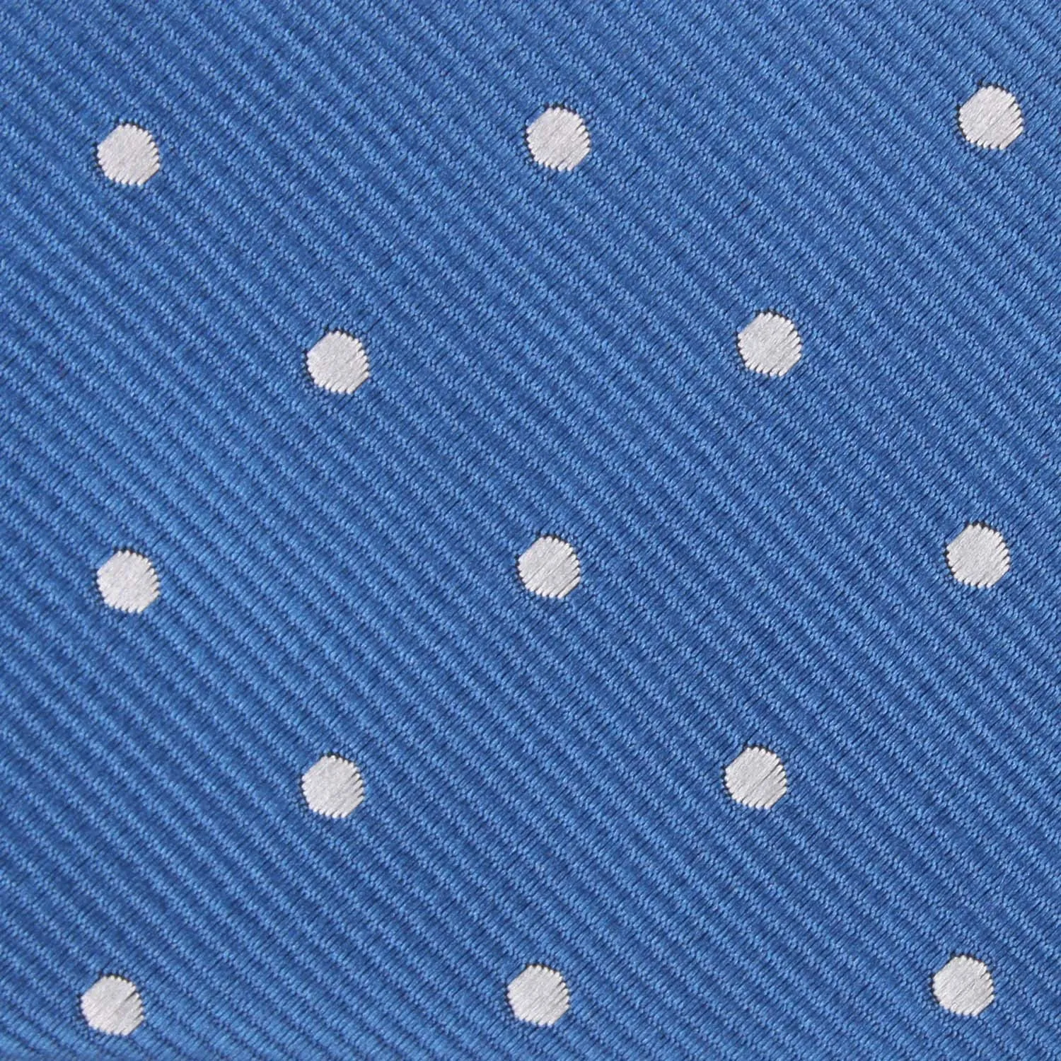 Royal Blue with White Polka Dots Skinny Tie sold by OTAA product image thumbnail 4