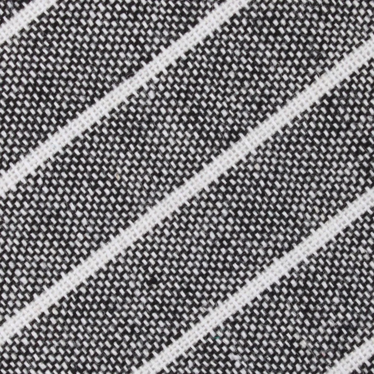 Kettle Linen Black Pinstripe Pocket Square sold by OTAA product image thumbnail 2