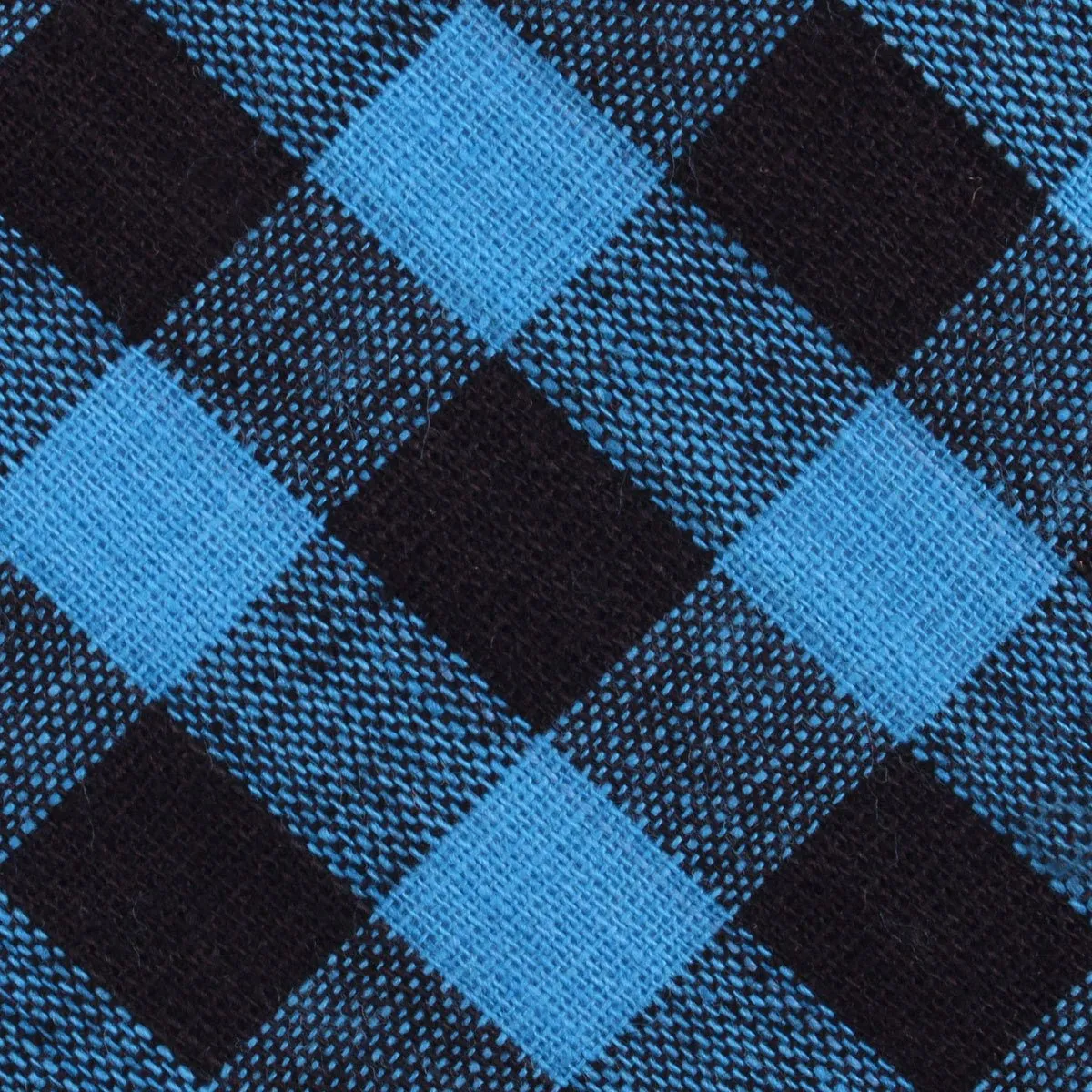 Grim Blue Gingham Pocket Square sold by OTAA product image thumbnail 2