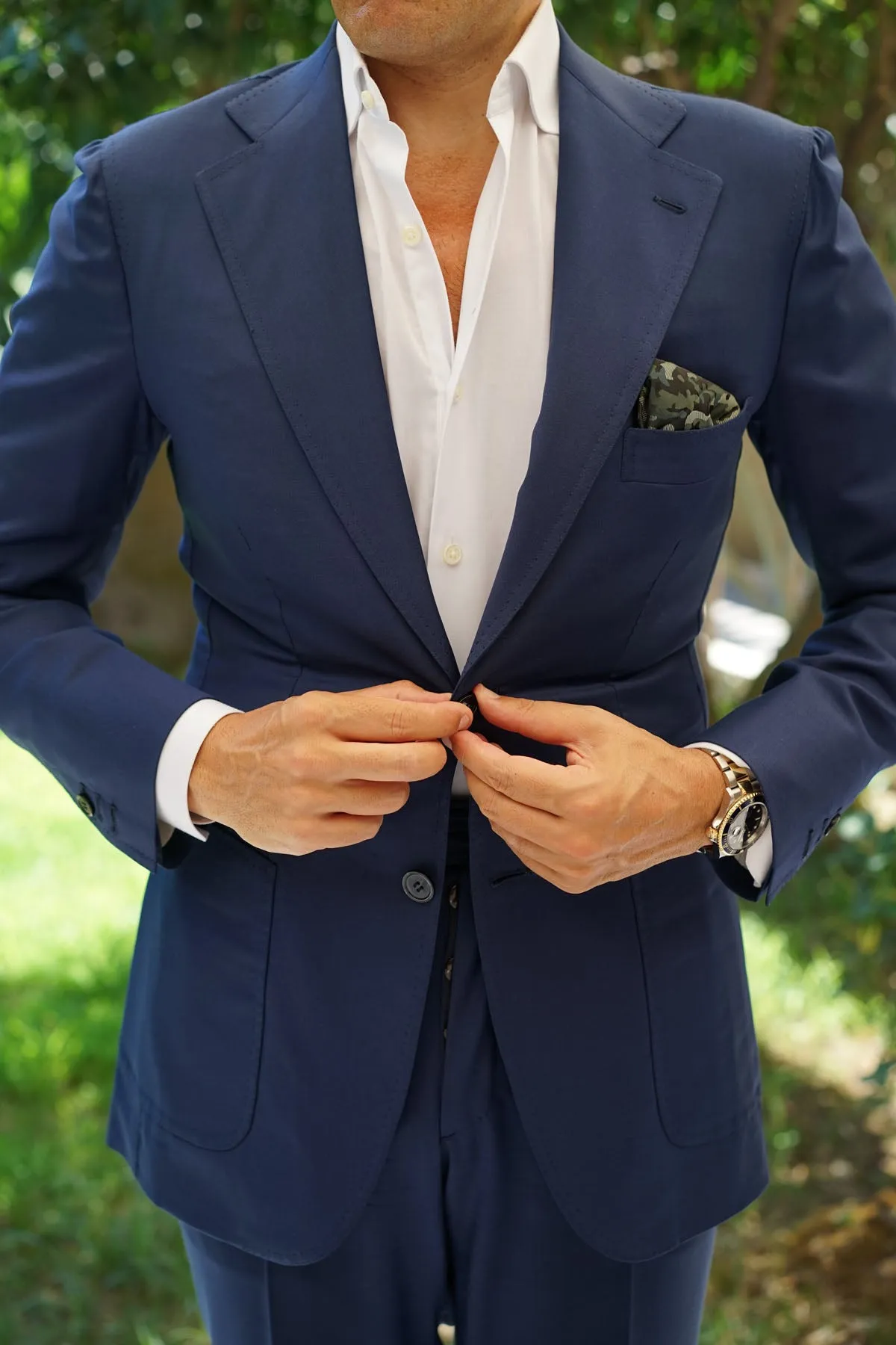 Camouflage Army Green Pocket Square sold by OTAA product image thumbnail 4