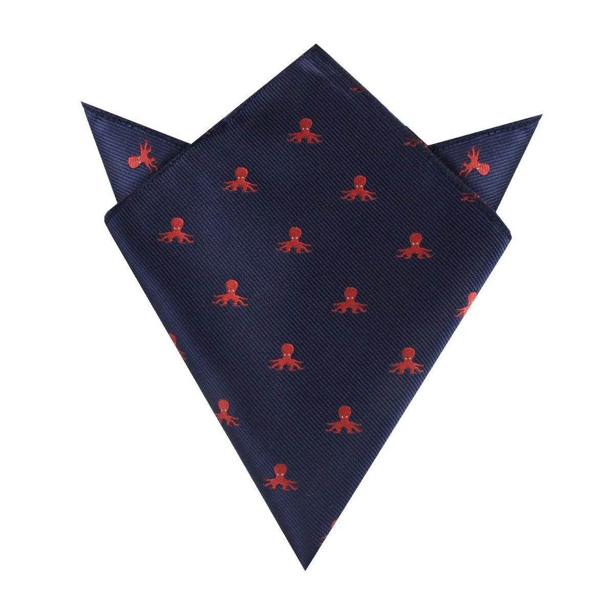 Caribbean Coral Octopus Pocket Square sold by OTAA