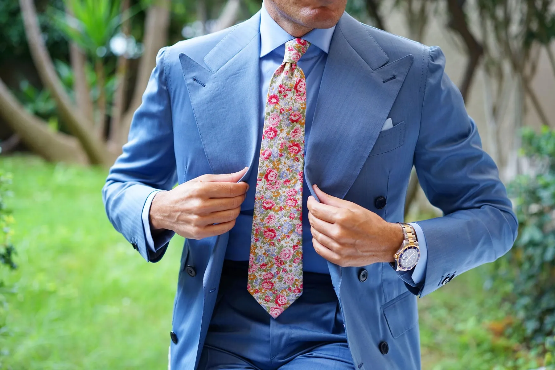 Daisy Floral Tie sold by OTAA product image thumbnail 4