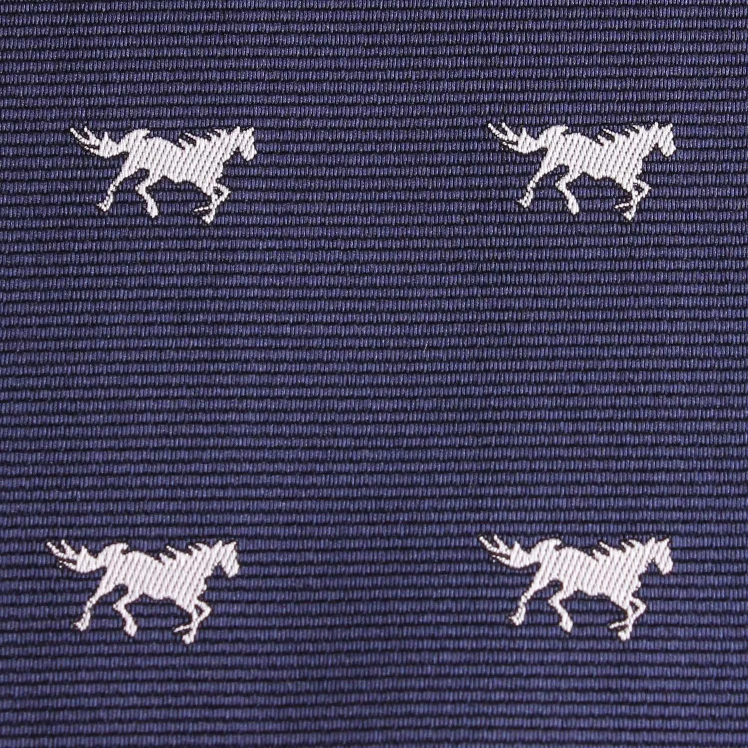 Navy Blue Race Horse Skinny Tie sold by OTAA product image thumbnail 4
