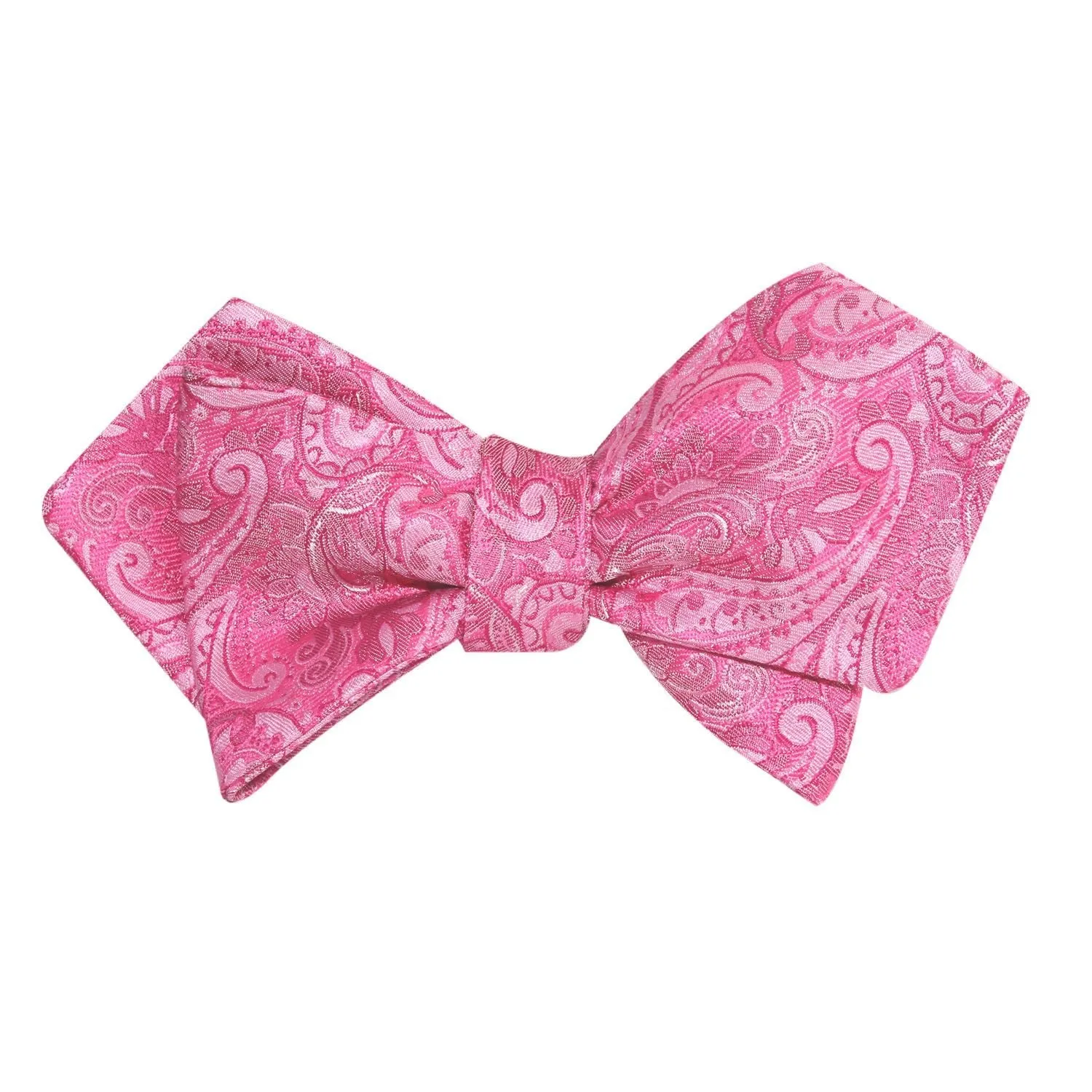 Paisley Pink Self Tie Diamond Tip Bow Tie sold by OTAA product image thumbnail 3