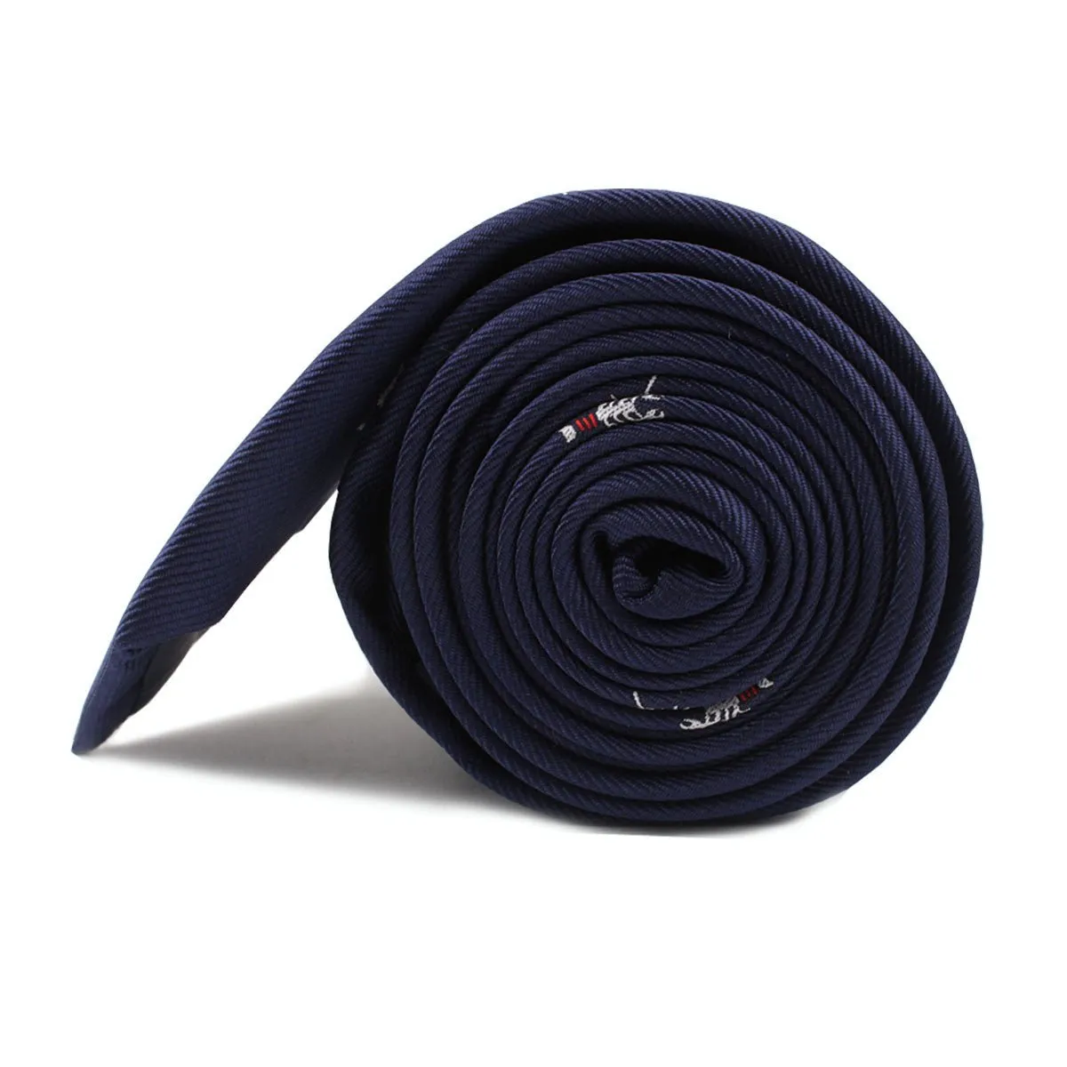 Navy Blue Lobster Skinny Tie sold by OTAA product image thumbnail 3