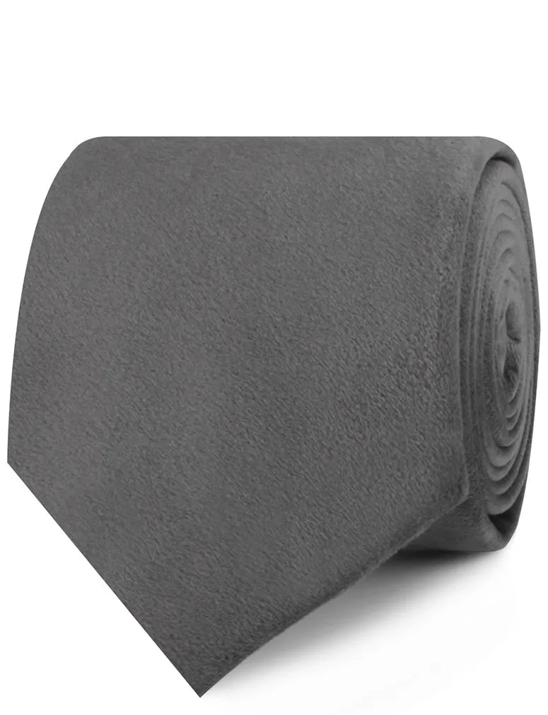 Grey Velvet Necktie sold by OTAA product image thumbnail 2