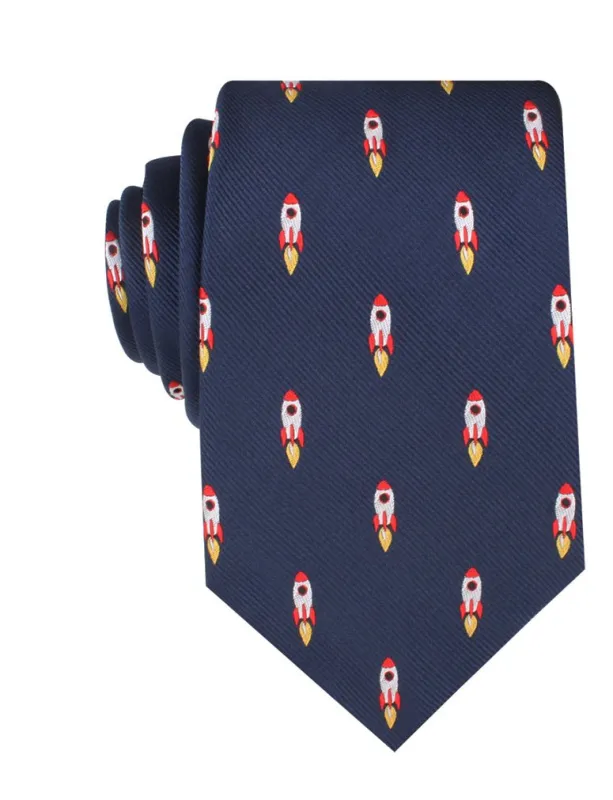 Apollo Space Rocket Necktie made by OTAA