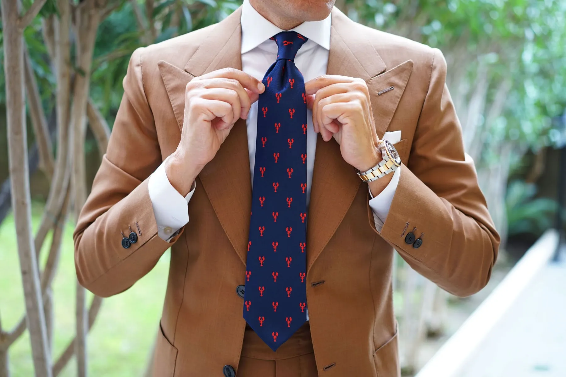 Red Lobster Necktie sold by OTAA product image thumbnail 4