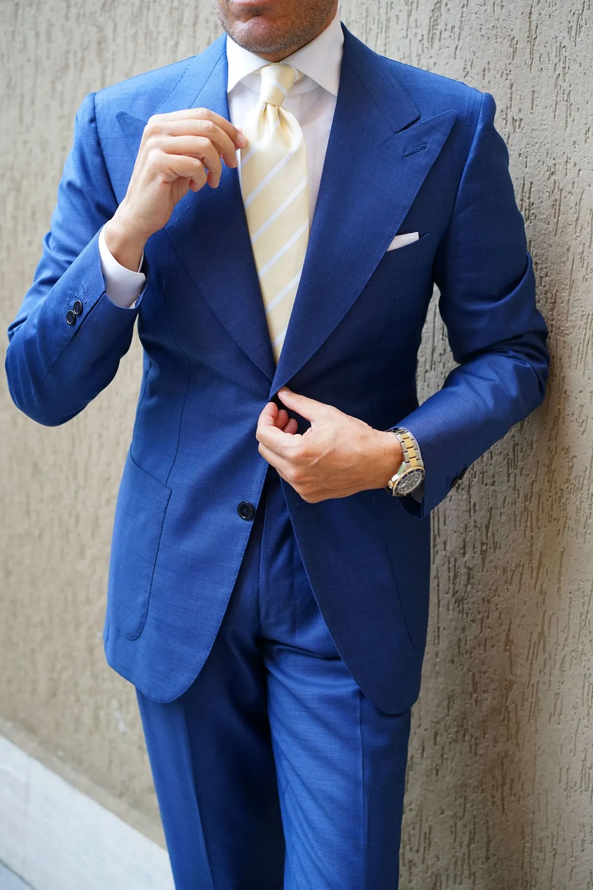 Champagne Stripe Necktie sold by OTAA product image thumbnail 5