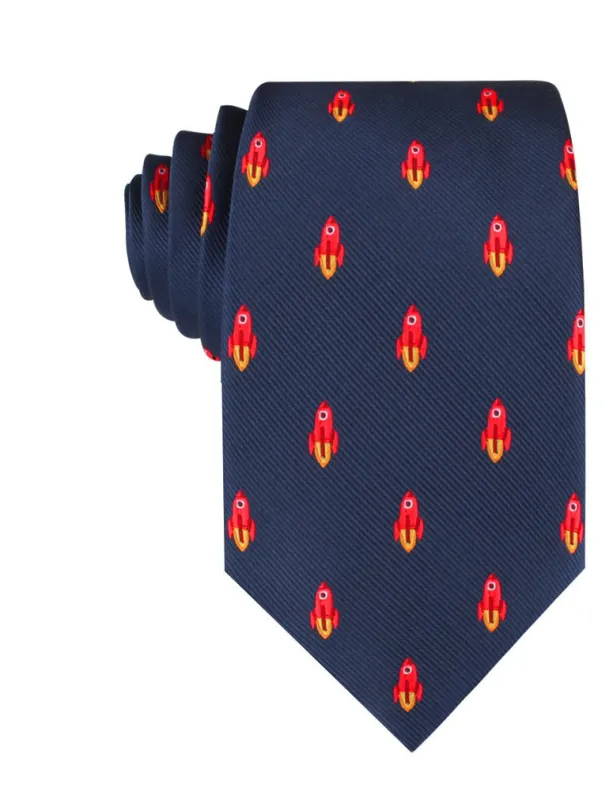 Saturn Red Rocket Necktie made by OTAA