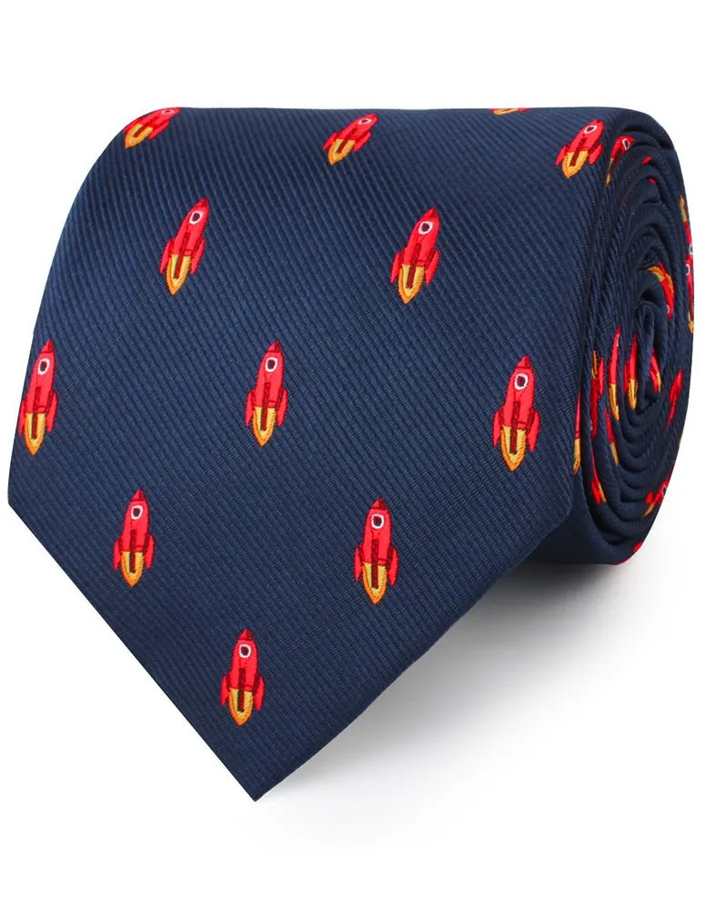 Saturn Red Rocket Necktie sold by OTAA product image thumbnail 2