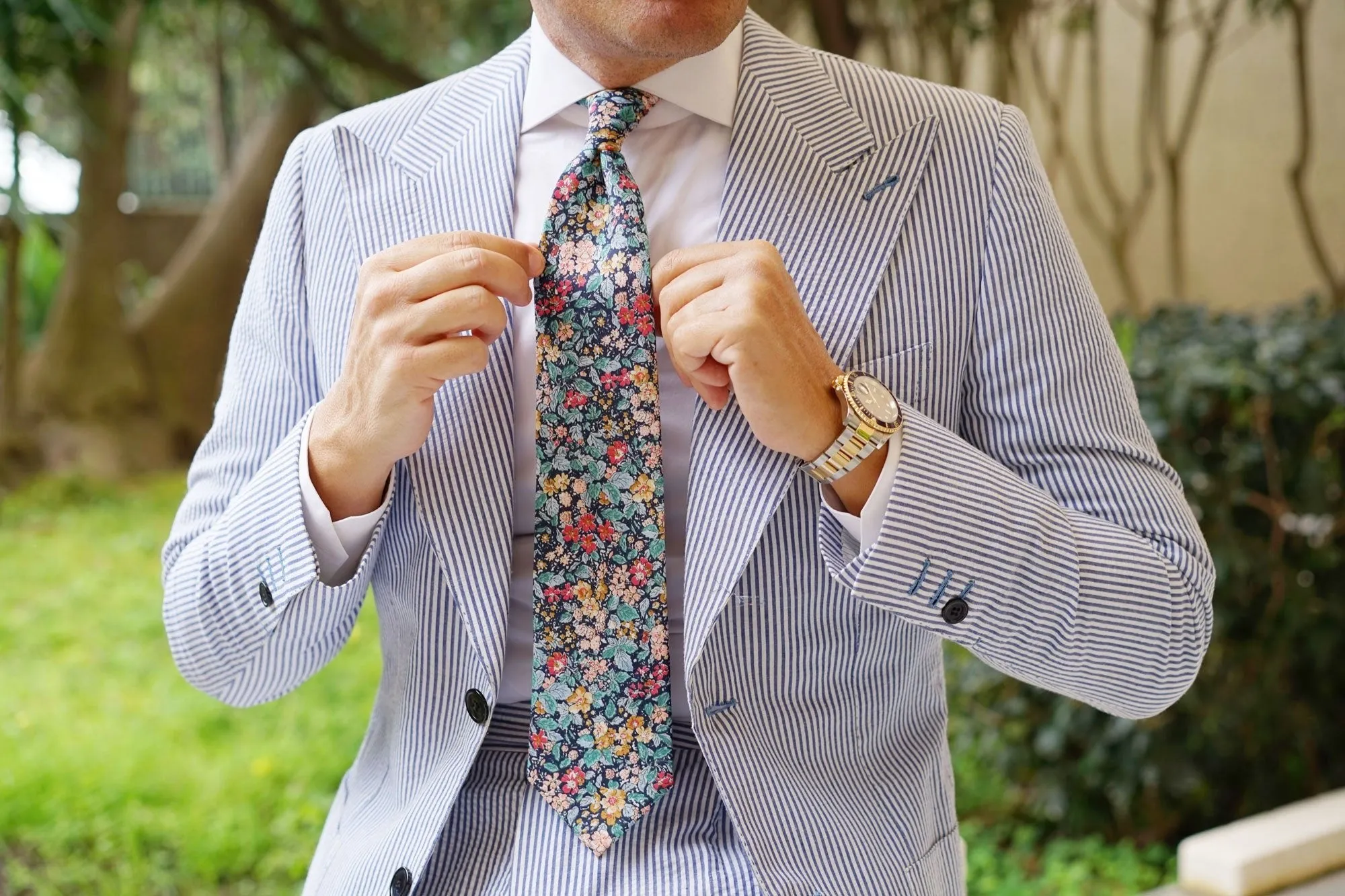 Stura Di Lanzo Floral Necktie sold by OTAA product image thumbnail 4