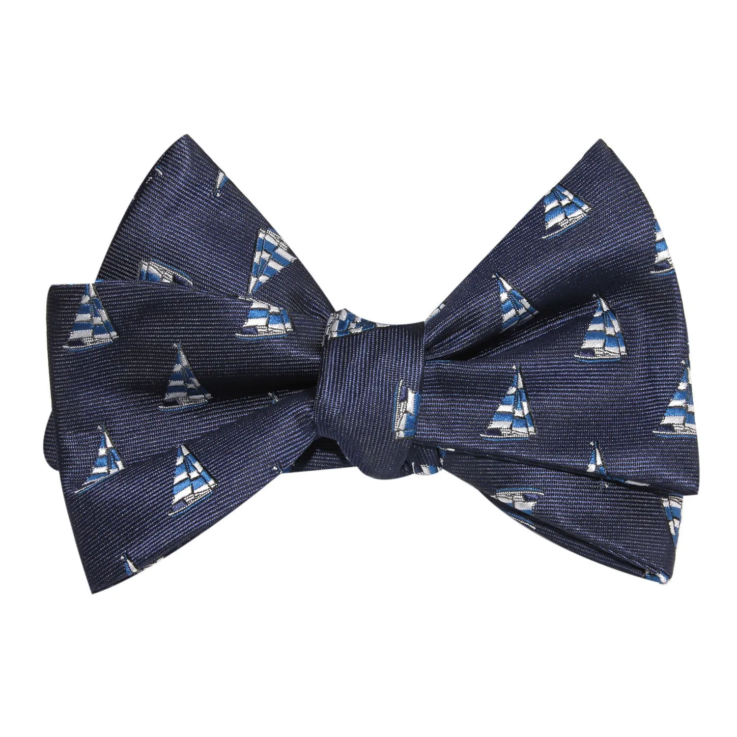 Navy Blue Sailor Boat Self Tie Bow Tie sold by OTAA product image thumbnail 3