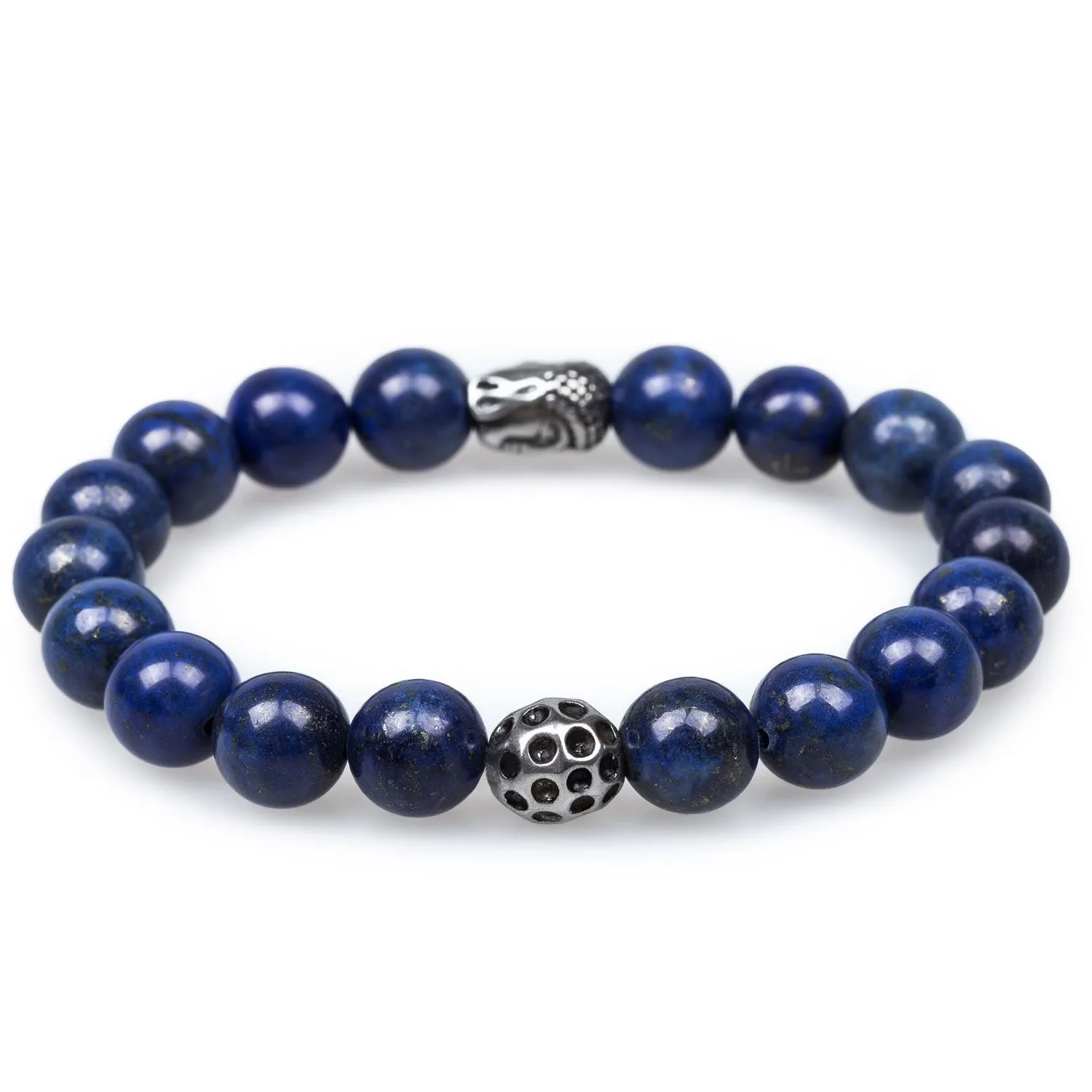 Mantra Lapis Lazuli Buddha Bracelet sold by OTAA product image thumbnail 2