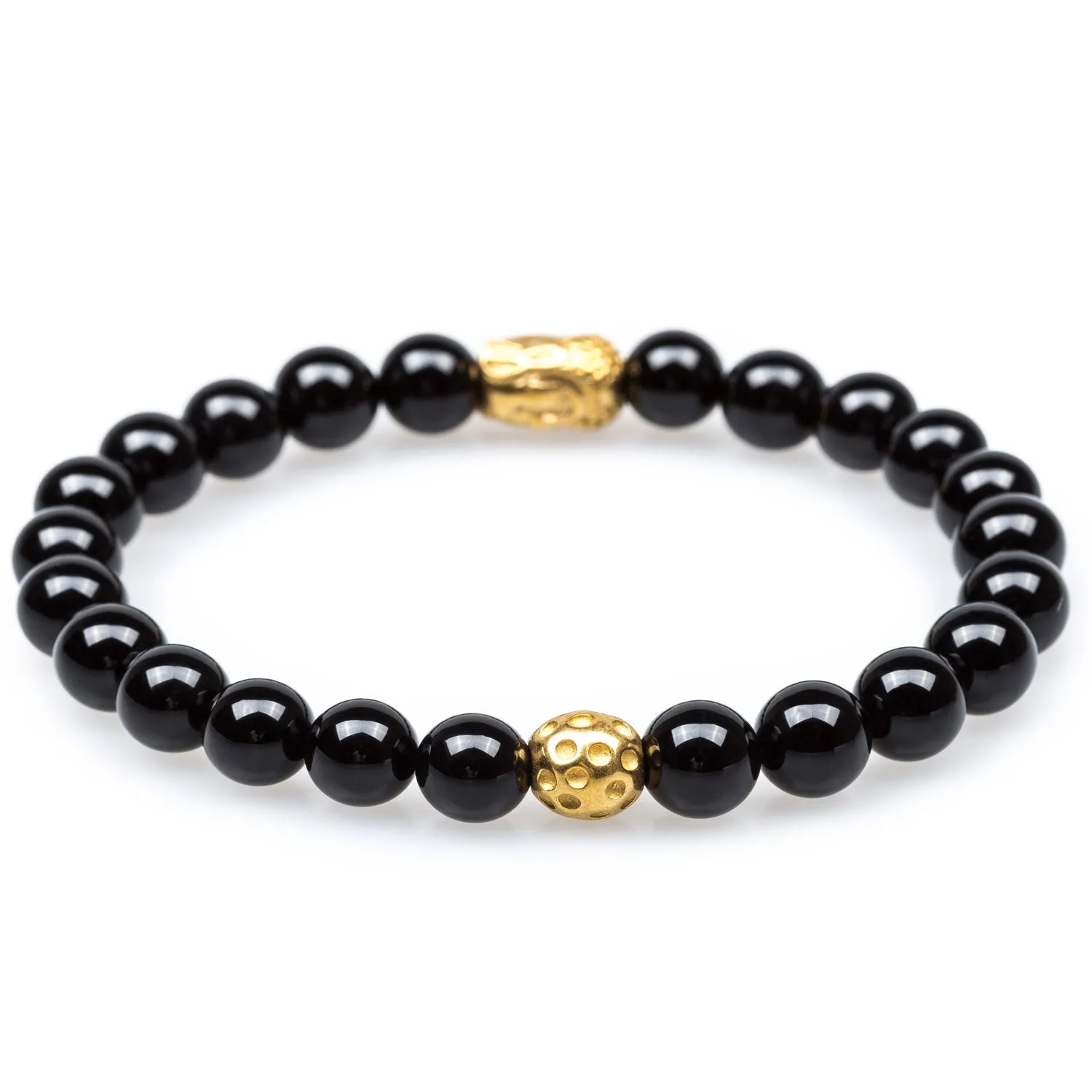 Ayutthaya Black Onyx Gold Buddha Bracelet sold by OTAA product image thumbnail 2