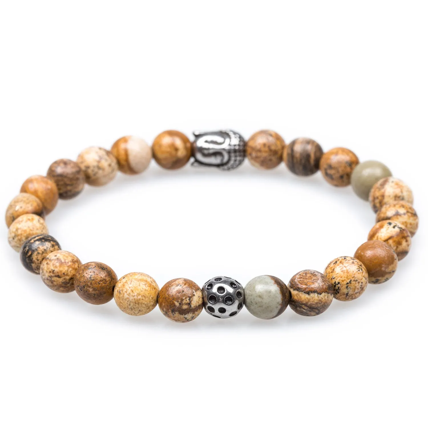 Mahayana Yellow Agate Buddha Bracelet sold by OTAA product image thumbnail 2
