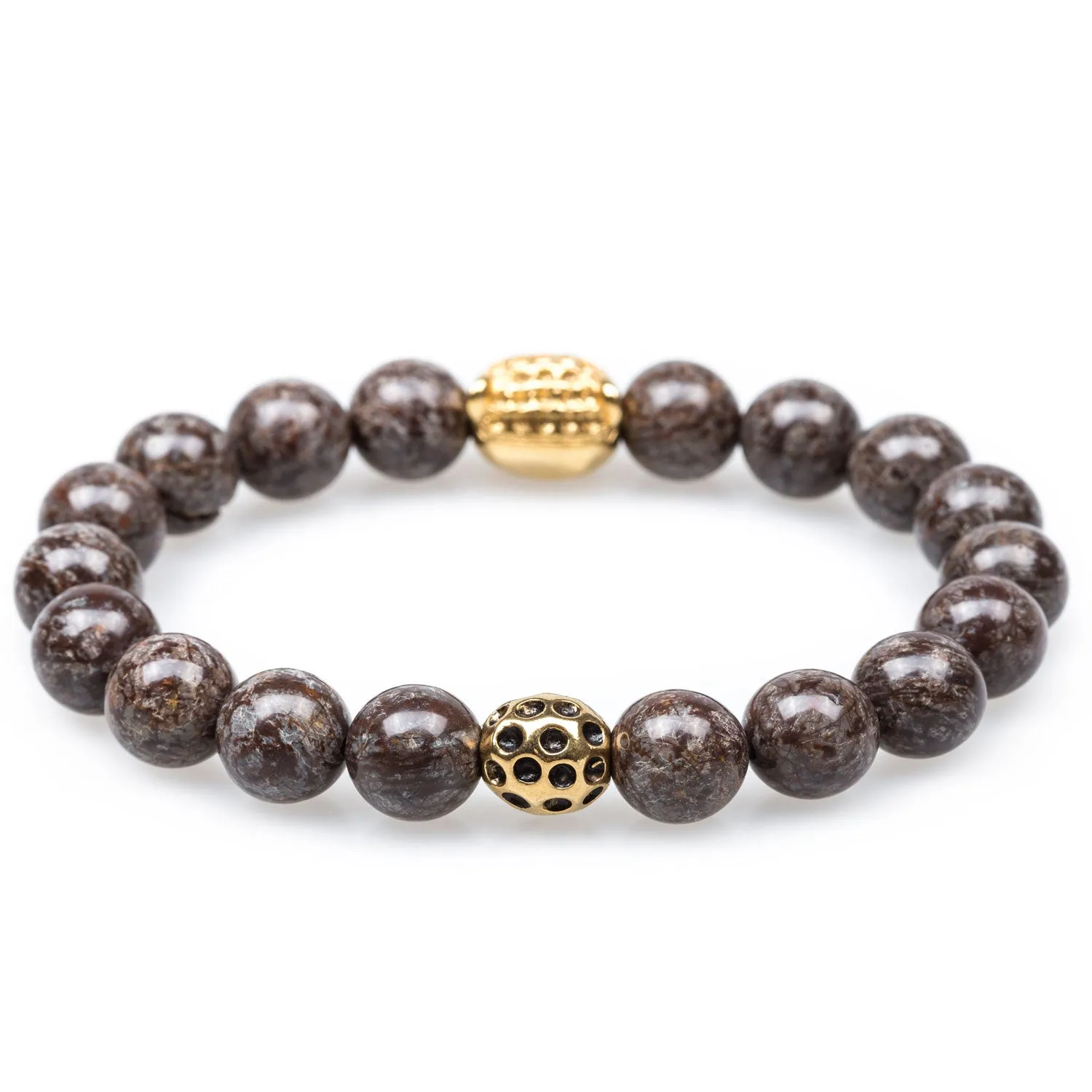 Brown Charcoal Rutile Gold Panther Bracelet sold by OTAA product image thumbnail 2