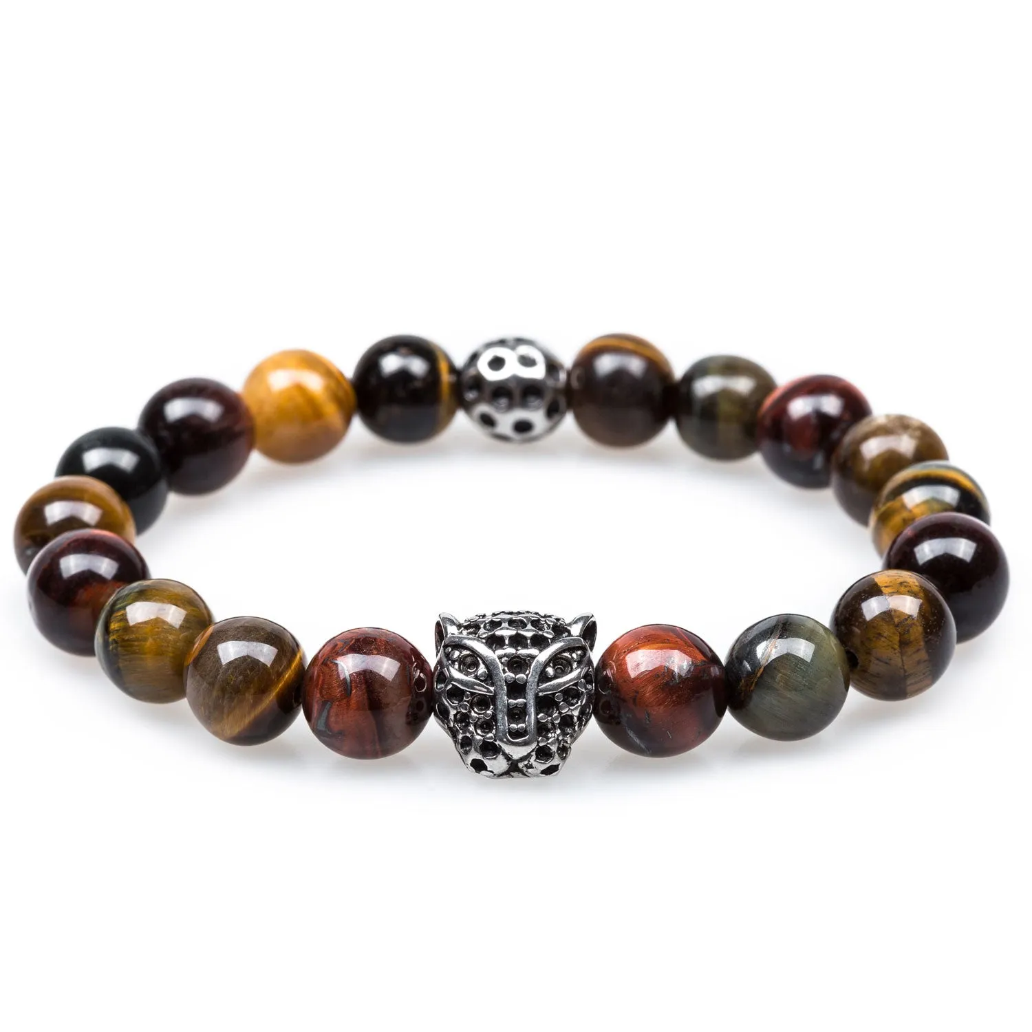 Lucius Black Panther Tiger's Eye Bracelet sold by OTAA
