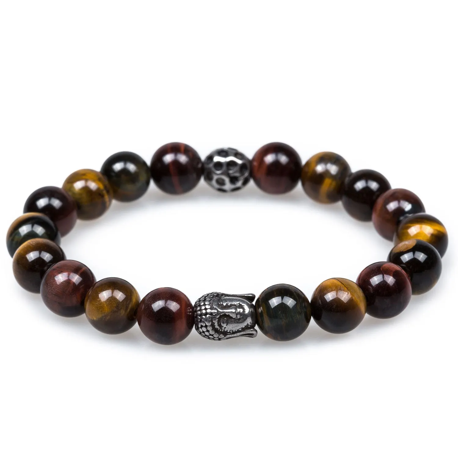 Tiger's Eye with Lava Stone Bracelet sold by OTAA