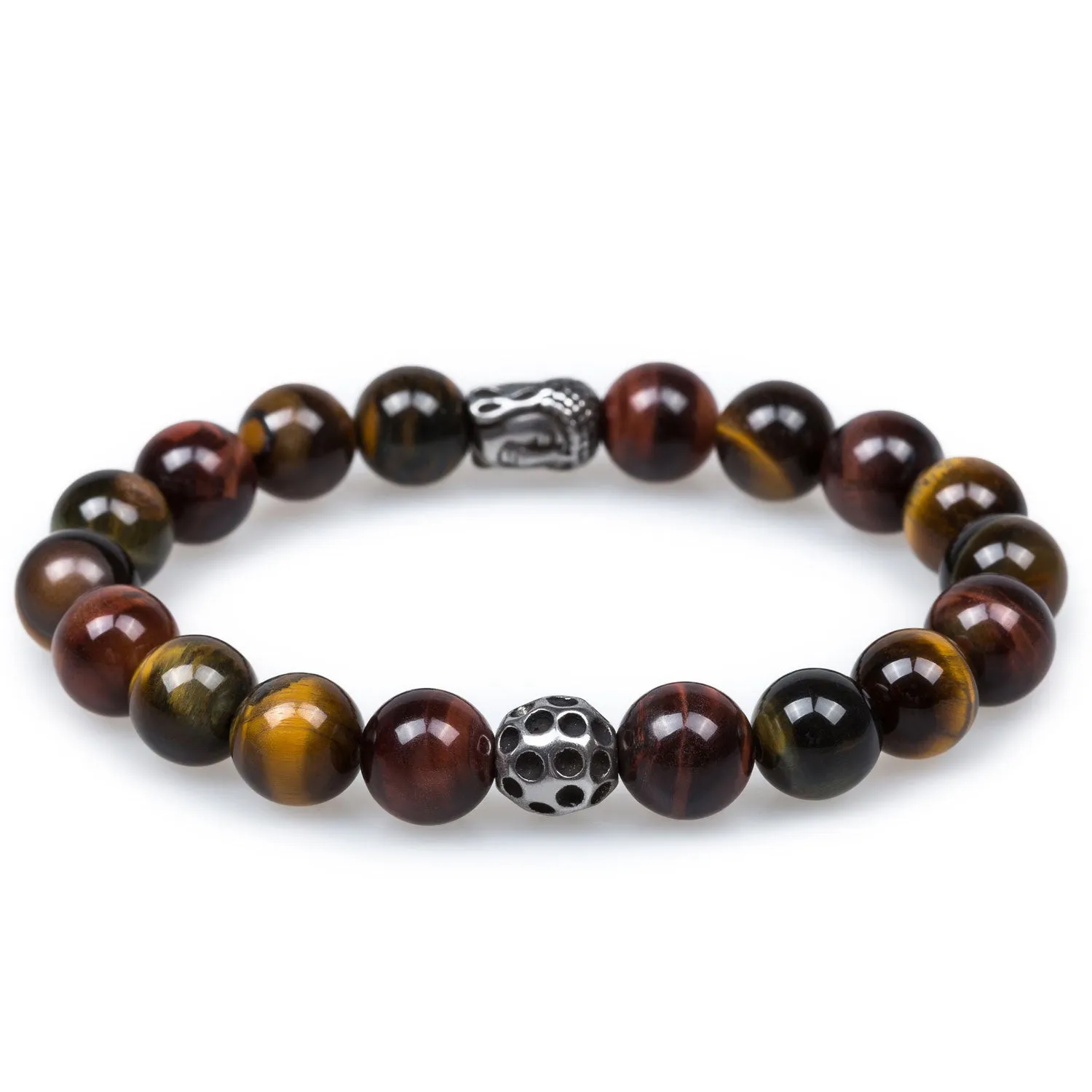 Tiger's Eye with Lava Stone Bracelet sold by OTAA product image thumbnail 2