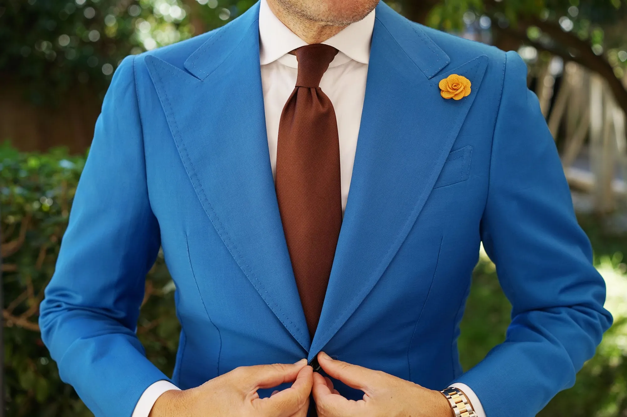 Mini Mustard Yellow Lapel Flower sold by OTAA product image thumbnail 5