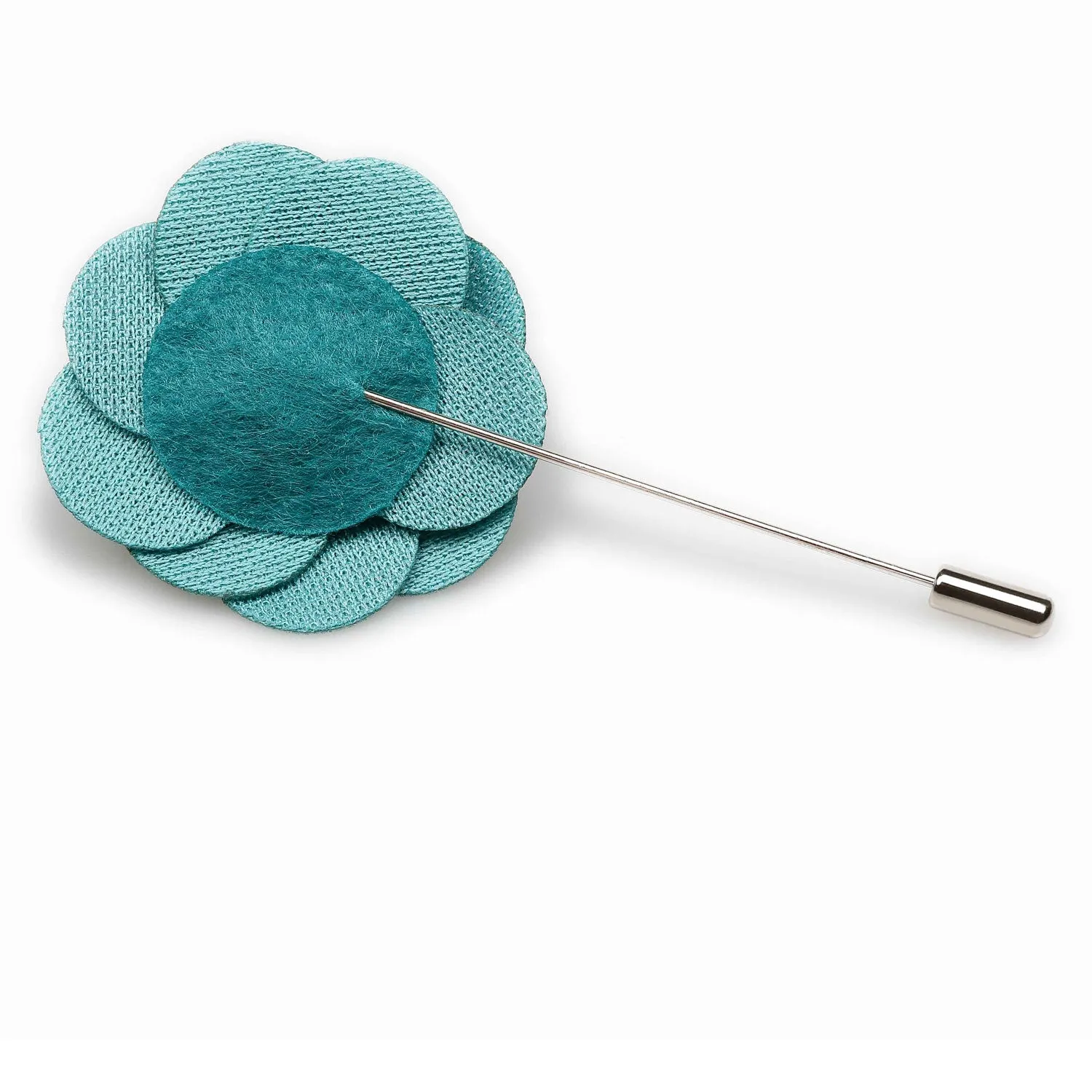 Teal Velvet Lapel Flower sold by OTAA product image thumbnail 2
