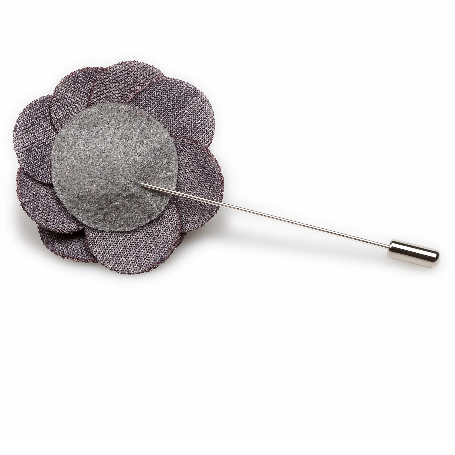 Charcoal Grey Lapel Flower sold by OTAA product image thumbnail 2