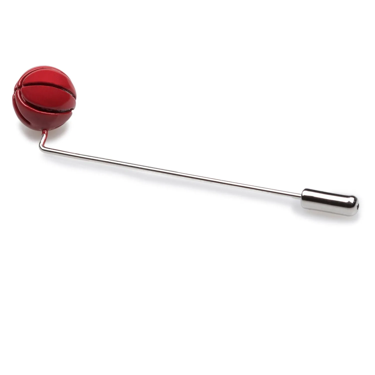 Red Basketball Lapel Pin sold by OTAA product image thumbnail 2