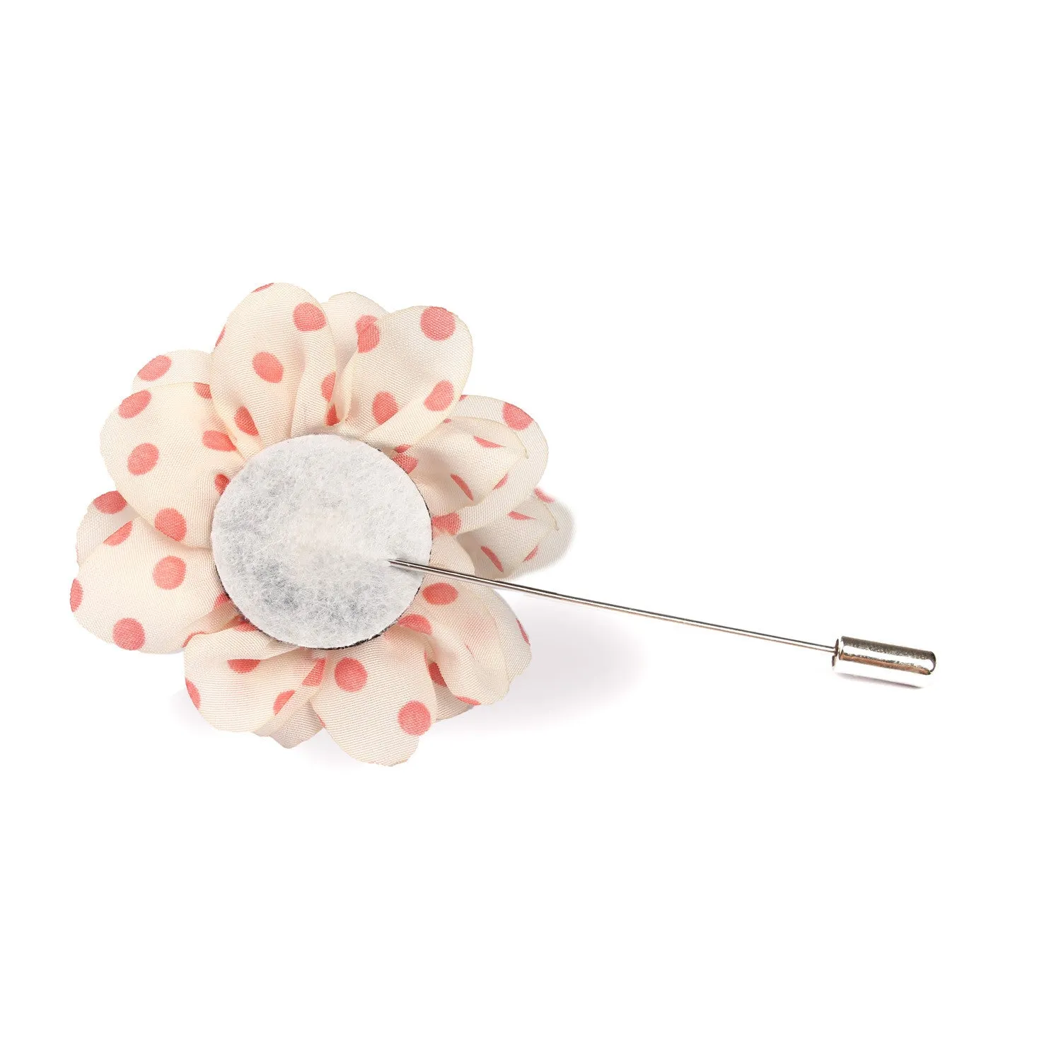 Polkadot Pink Lapel Flower sold by OTAA product image thumbnail 2