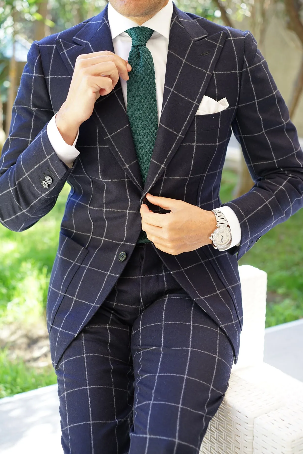Rio Green Knitted Tie sold by OTAA product image thumbnail 4