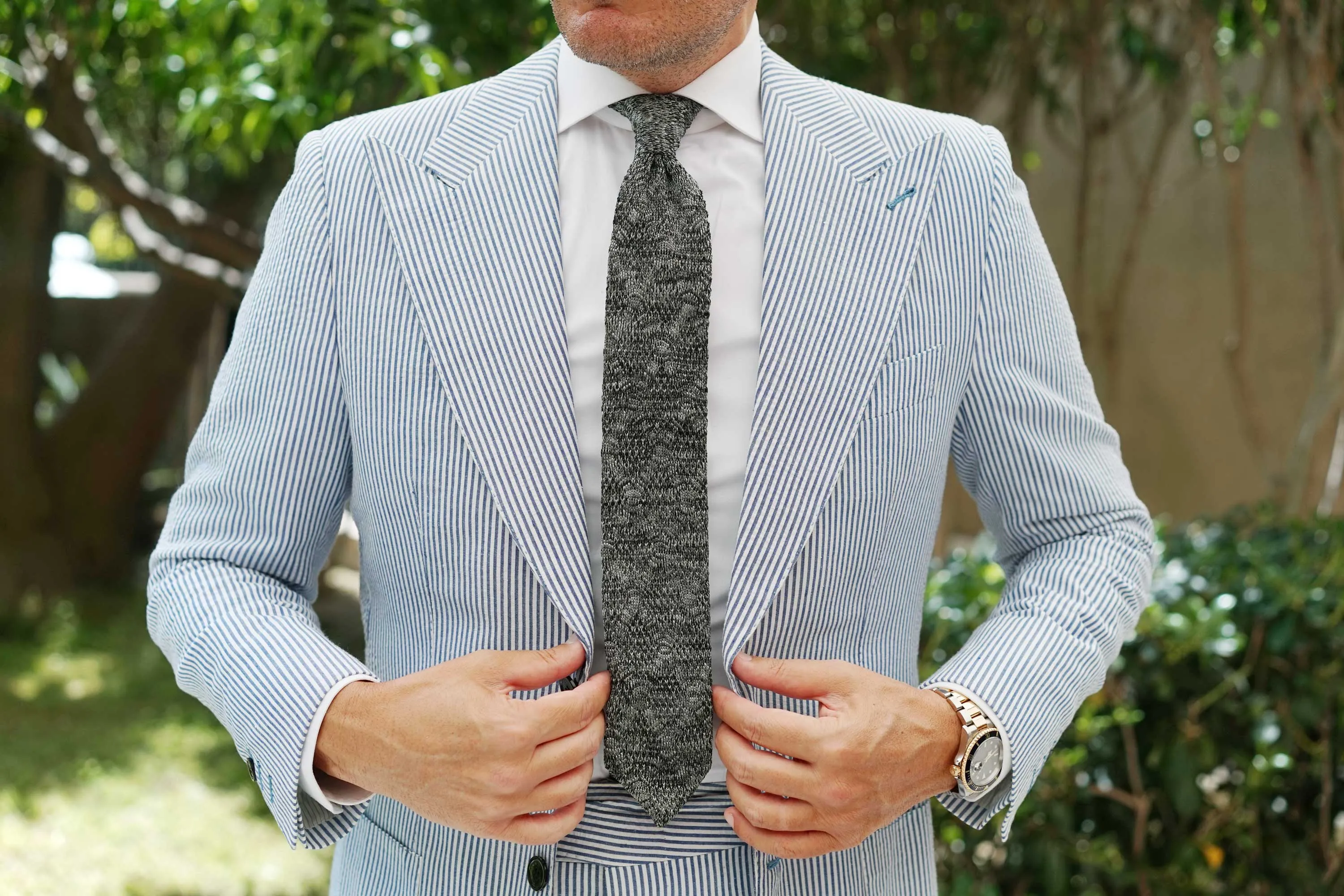 The Raven Knitted Tie sold by OTAA product image thumbnail 5