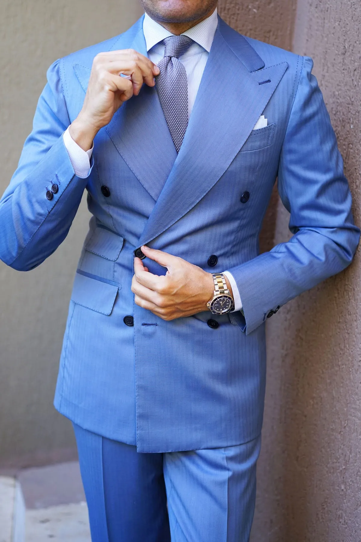 Grey Knitted Tie sold by OTAA product image thumbnail 4