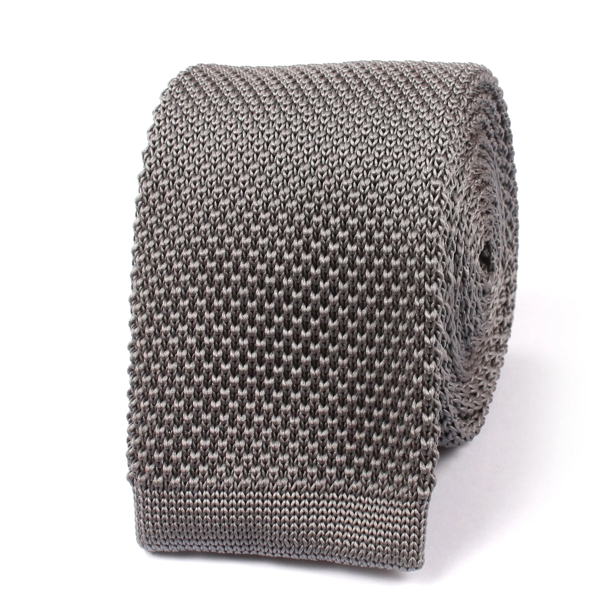 Grey Knitted Tie sold by OTAA