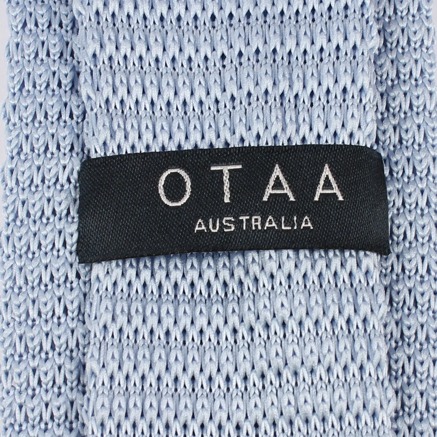 Columbia Light Blue Knitted Tie sold by OTAA product image thumbnail 4