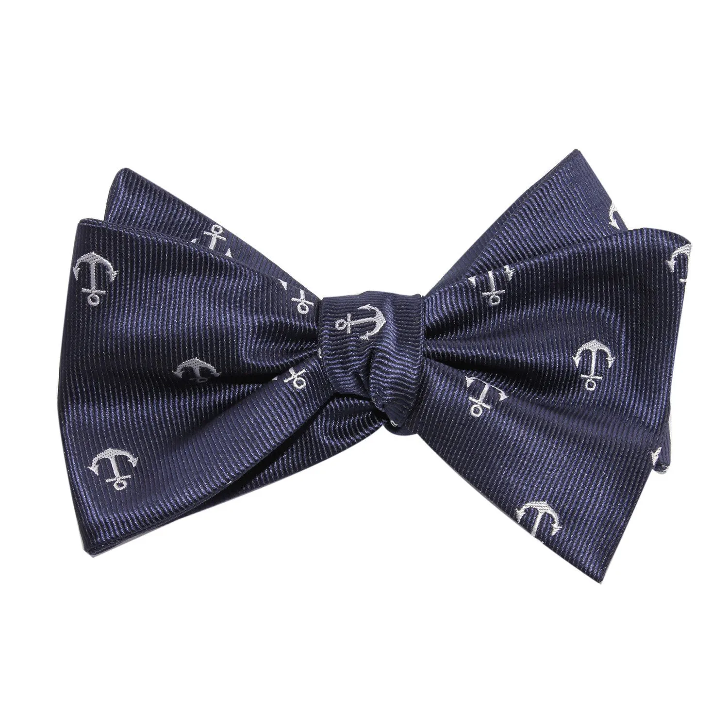 The OTAA Navy Blue Anchor Self Tie Bow Tie sold by OTAA product image thumbnail 3