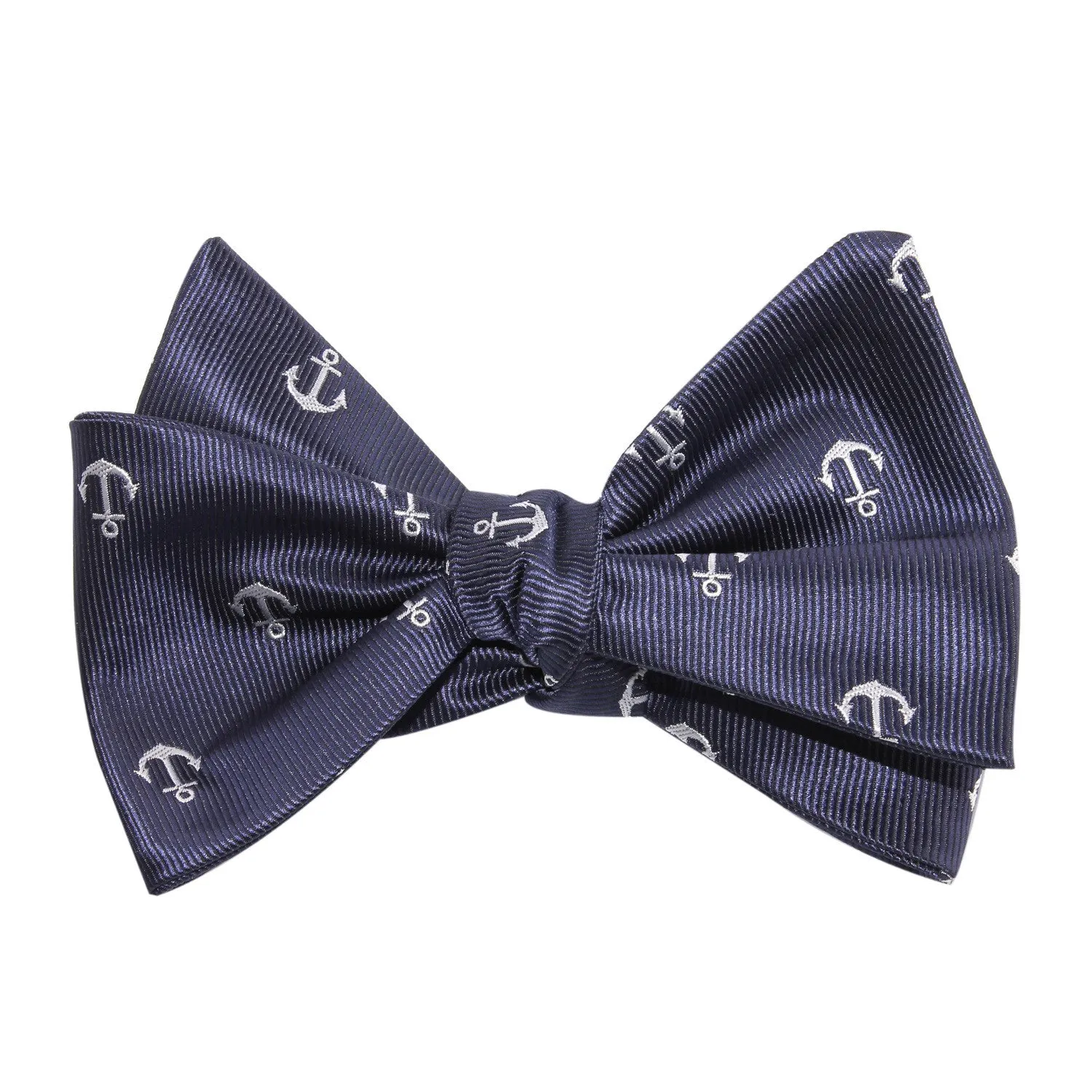 The OTAA Navy Blue Anchor Self Tie Bow Tie sold by OTAA product image thumbnail 4