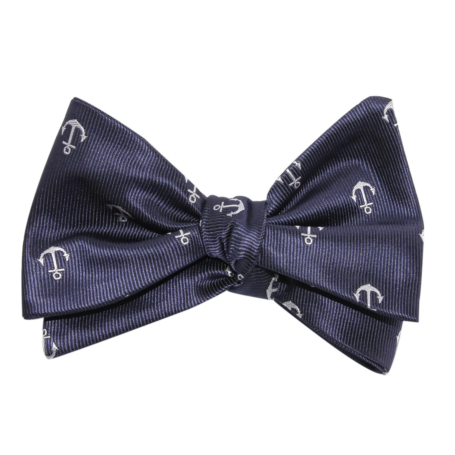 The OTAA Navy Blue Anchor Self Tie Bow Tie sold by OTAA product image thumbnail 2