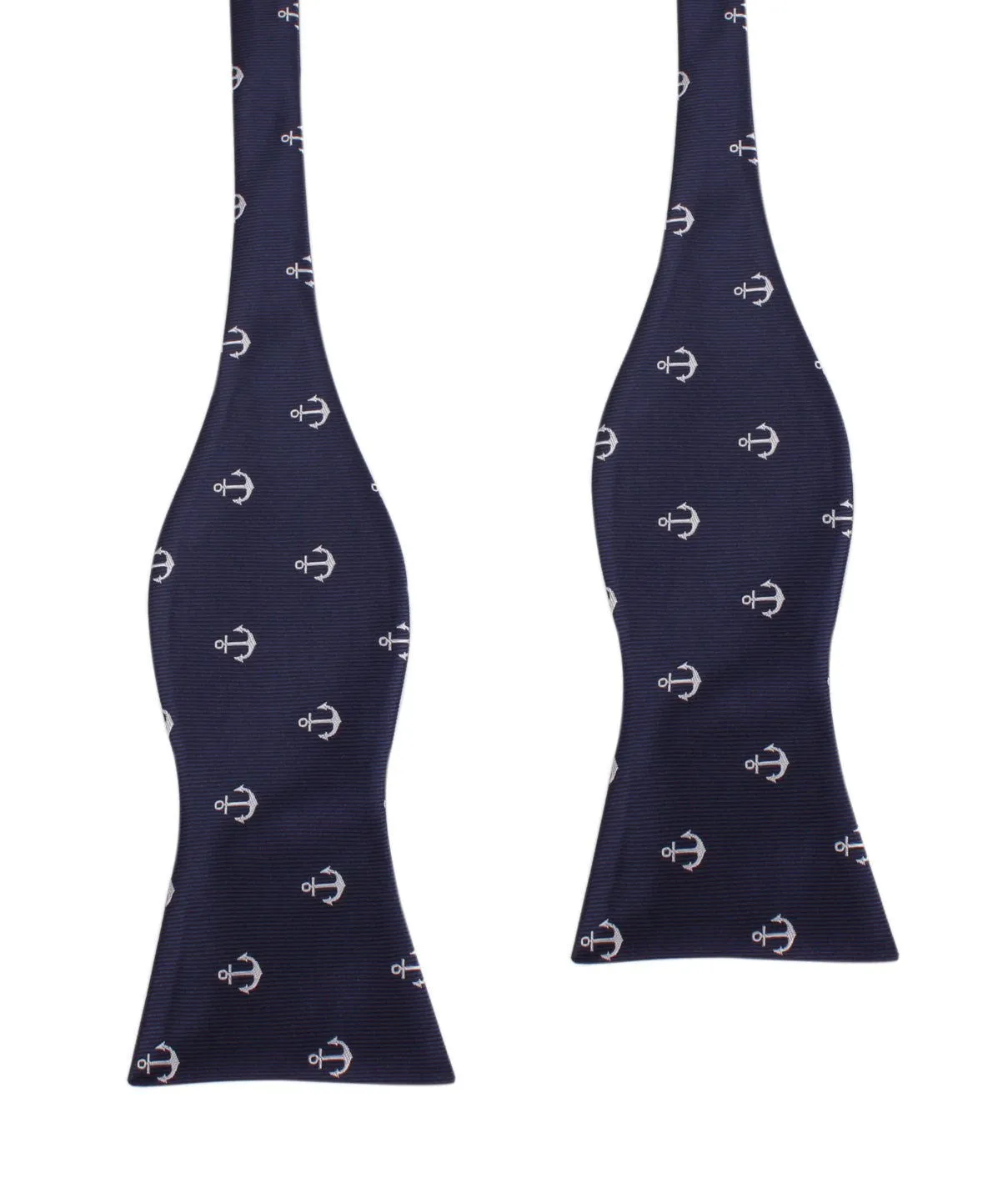 The OTAA Navy Blue Anchor Self Tie Bow Tie sold by OTAA