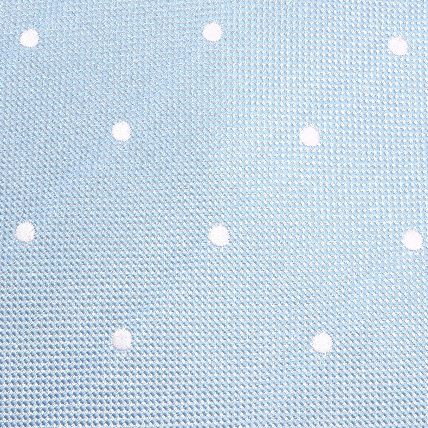 Mint Blue with White Polka Dots Skinny Tie sold by OTAA product image thumbnail 5