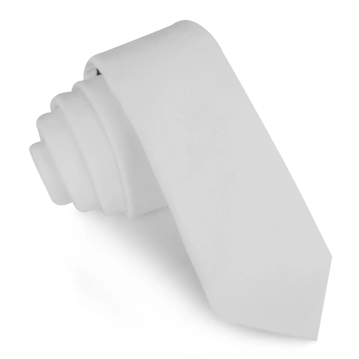 White Velvet Skinny Tie sold by OTAA