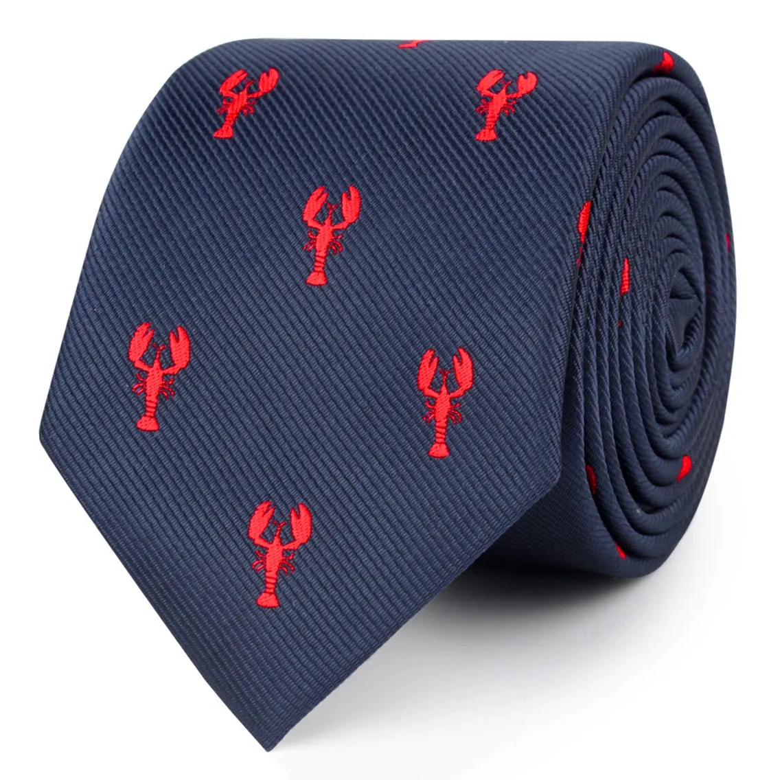 Red Lobster Skinny Tie sold by OTAA product image thumbnail 2