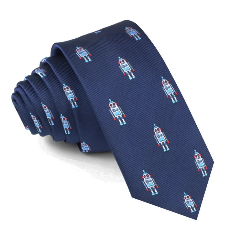 Space Robot Skinny Tie made by OTAA