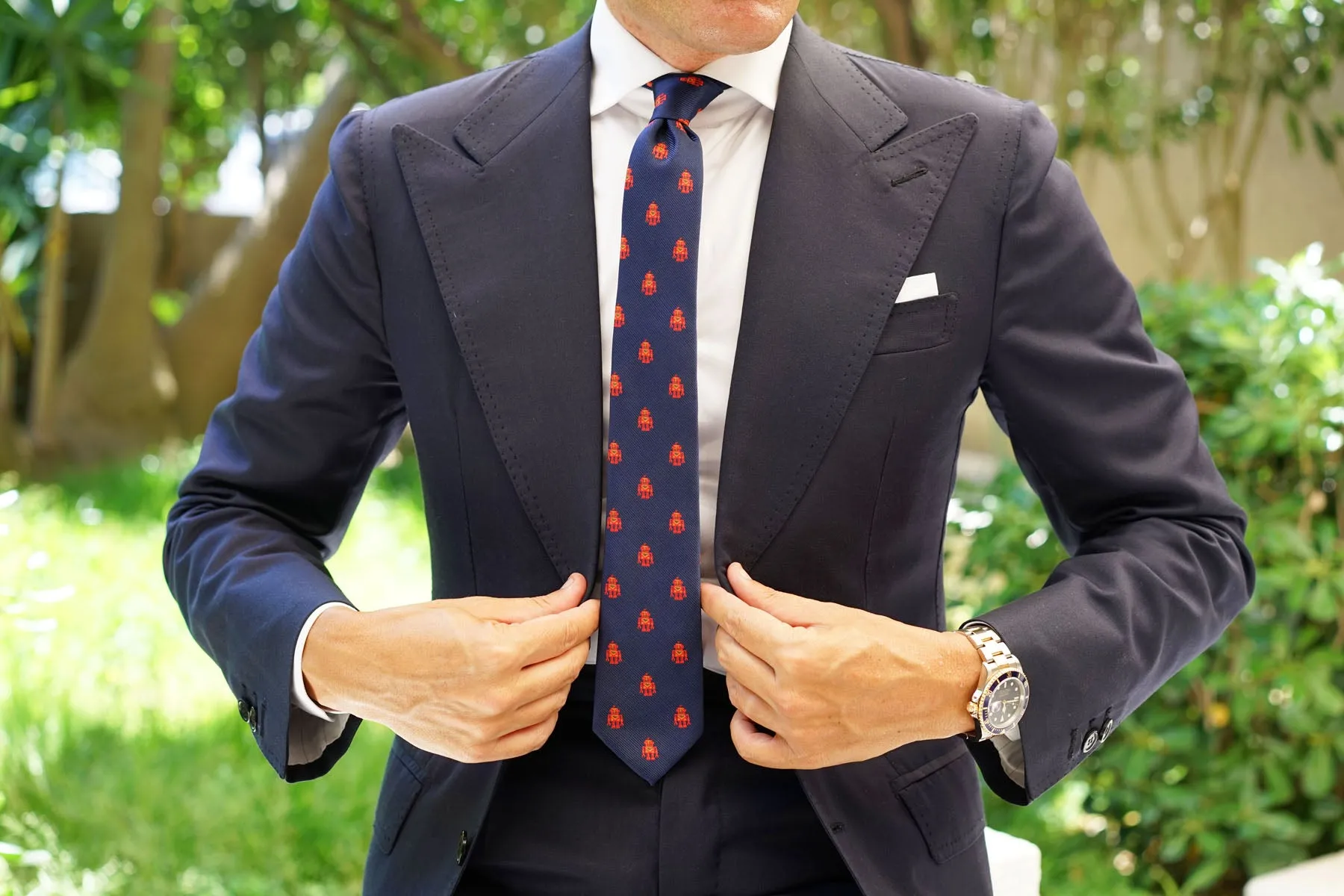 Angry Robot Skinny Tie sold by OTAA product image thumbnail 4
