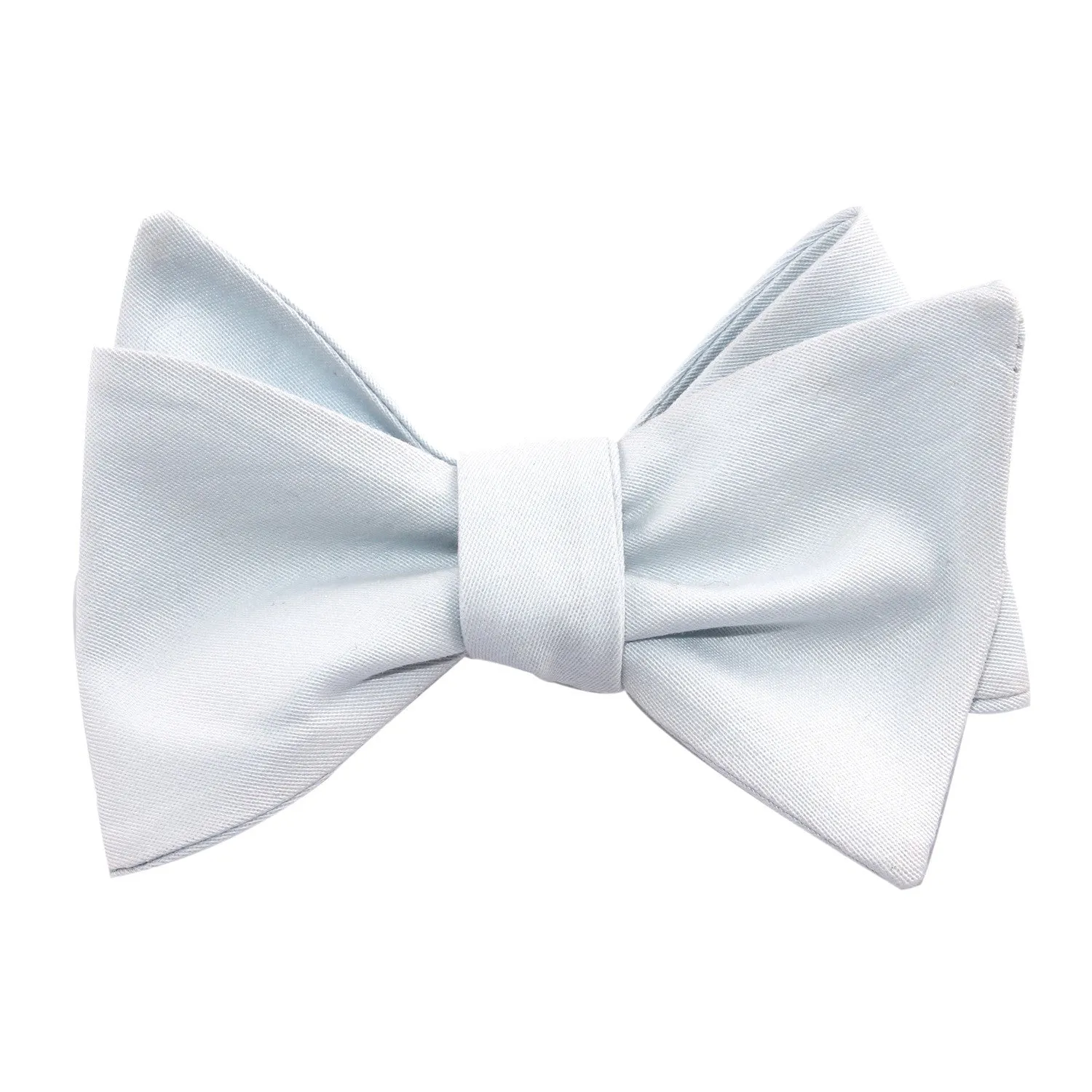 Alice Blue Cotton Self Tie Bow Tie sold by OTAA product image thumbnail 2