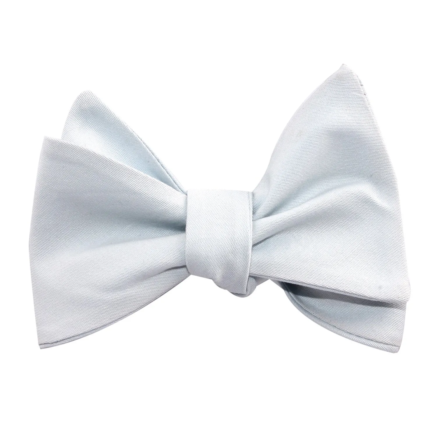 Alice Blue Cotton Self Tie Bow Tie sold by OTAA product image thumbnail 3